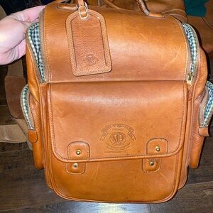 Ghurka Vintage Brown Leather Backpack